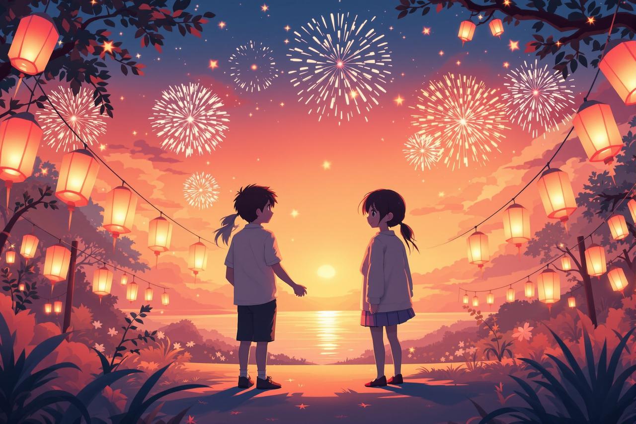 短剧搜索 - 《邻家青梅》第5集：夏日祭的约定